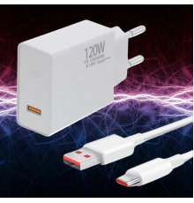 120W USB Hızlı Type C Uçlu Kablolu Şarj Aleti