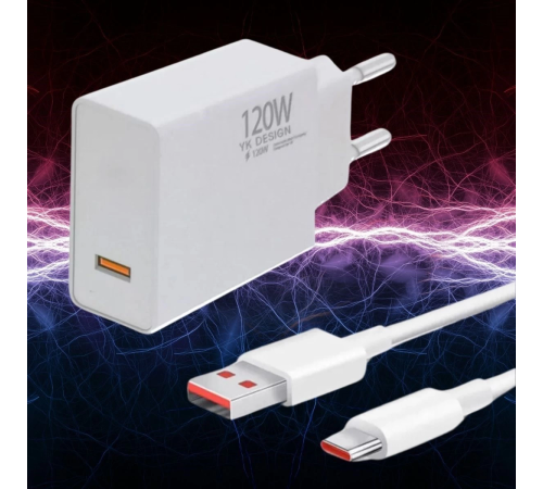 120W USB Hızlı Type C Uçlu Kablolu Şarj Aleti 120W USB Hızlı Type C Uçlu Kablolu Şarj Aleti