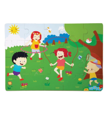 1276-CS Chiva, İlkbahar Ahşap Yer Puzzle