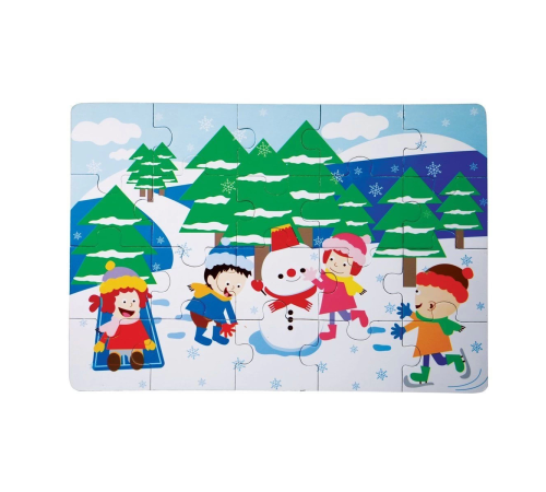 1278-CS Chiva, Kış Ahşap Yer Puzzle 1278-CS Chiva, Kış Ahşap Yer Puzzle