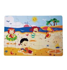 1282-CS Chiva, Ahşap Yer Puzzle