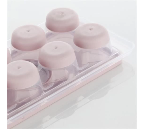 12li Kapaklı Yapışmaz Silikon Tabanlı Plastik Küp Buz Kalıbı