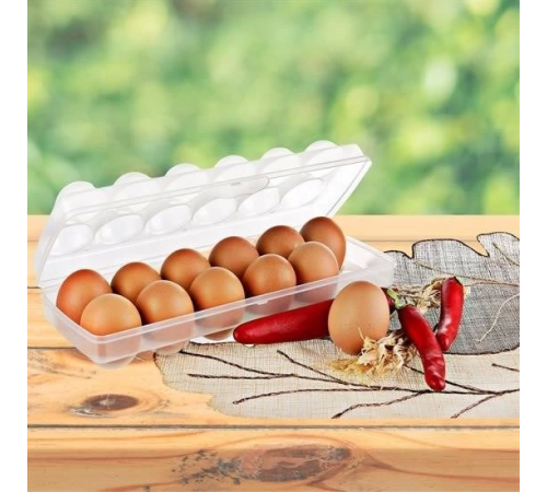 12li Şeffaf Kapaklı Kilitli Yumurta Saklama Kabı Kutusu Aparatı 12li Şeffaf Kapaklı Kilitli Yumurta Saklama Kabı Kutusu Aparatı