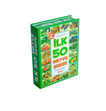 1420 DıyToy, Flash Cards - İlk 50 Meyve - Sebze / +12 ay