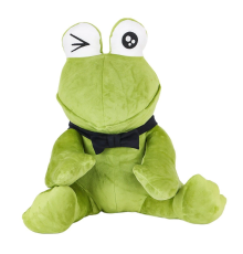 1430 Peluş Papyonlu Oturan Yeşil Kurbağa -My Friend Toys