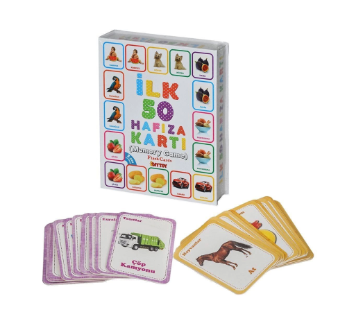 1475 İlk 50 Hafıza Kartları (Memory Game) -Dıytoy 1475 İlk 50 Hafıza Kartları (Memory Game) -Dıytoy