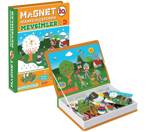 1505 DıyToy, Magnet Hikaye Oluşturma - Mevsimler / +3 yaş