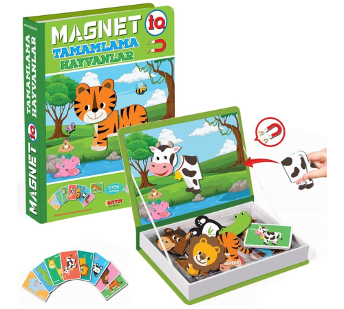 1512 DıyToy, Magnet Tamamlama - Hayvanlar/ +3 yaş 1512 DıyToy, Magnet Tamamlama - Hayvanlar/ +3 yaş