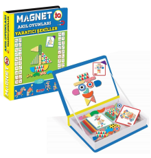 1550 DıyToy, Magnet Akıl Oyunları - Yaratıcı Şekiller / 3-8 yaş