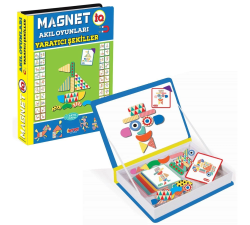 1550 DıyToy, Magnet Akıl Oyunları - Yaratıcı Şekiller / 3-8 yaş 1550 DıyToy, Magnet Akıl Oyunları - Yaratıcı Şekiller / 3-8 yaş