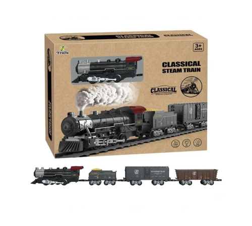 1613C Big Scale Klasik Tren Seti - BİG SCALE CLASSİCAL STEAM TRAİN SET