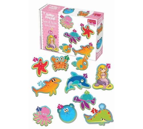 1710 Dıytoy, Baby Puzzle-Benim İlk Puzzle Deniz Canlıları 1710 Dıytoy, Baby Puzzle-Benim İlk Puzzle Deniz Canlıları