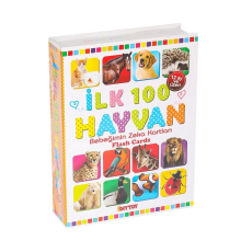1741 Flash Card İlk 100 Hayvanlar Eğitici Kartlar -Dıytoy