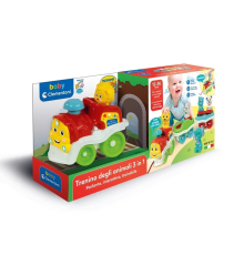 17848 Baby Clementoni - Bebek Hayvanlar Treni +9 ay