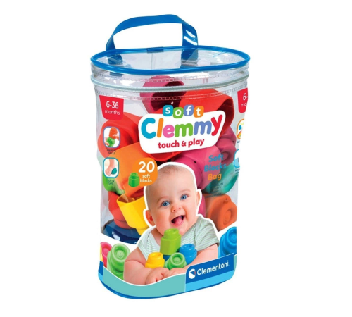 17877 Soft Clemmy - Yumuşak Blok Çantası 20 parça 6-36 ay 17877 Soft Clemmy - Yumuşak Blok Çantası 20 parça 6-36 ay