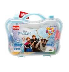 1877 Crafy Frozen Çantalı Oyun Hamuru Seti 200 g 20 Parça