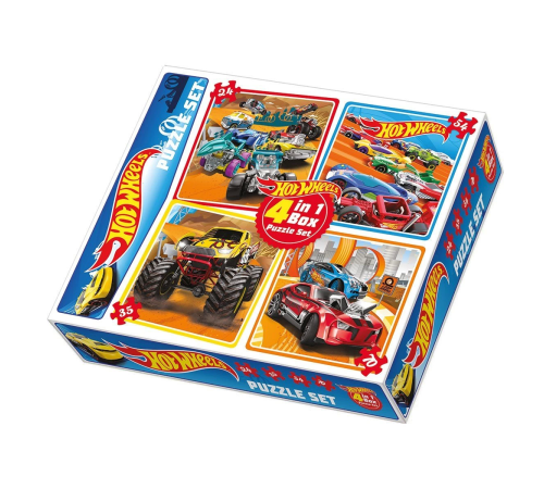 1895 DıyToy 4ü1 arada Puzzle Set - Hot Wheels / 24+35+54+70 Parça Puzzle 1895 DıyToy 4ü1 arada Puzzle Set - Hot Wheels / 24+35+54+70 Parça Puzzle