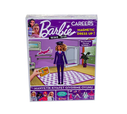 1918 DıyToy Barbie Careers Manyetik Kıyafet Giydirme Oyunu / 3-8 yaş