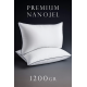3 Adet 50x70cm Nano Jel Lüks Yastık | 1200gr Anti-alerjik Pamuklu Yastık Seti 3lü