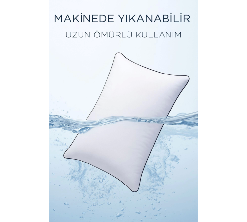 3 Adet 50x70cm Nano Jel Lüks Yastık | 1200gr Anti-alerjik Pamuklu Yastık Seti 3lü 3 Adet 50x70cm Nano Jel Lüks Yastık | 1200gr Anti-alerjik Pamuklu Yastık Seti 3lü