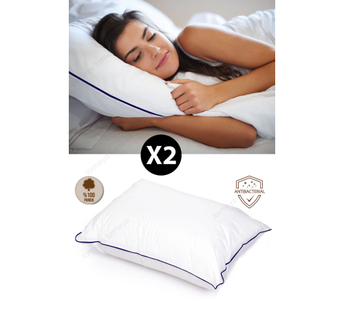2 Adet Climate Nano Jel Yastık Otel Yastığı 50x70 cm %100 Pamuk Dış Kumaş 2 Adet Climate Nano Jel Yastık Otel Yastığı 50x70 cm %100 Pamuk Dış Kumaş