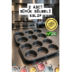 2 Adet Cupcake Fırın Kalıbı 6 Büyük Bölmeli Muffin Kek Kalıbı