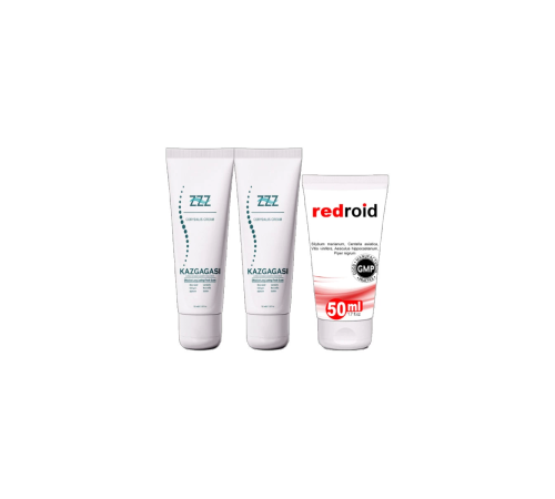2 Adet Kaz Gagası Corydalis 100 ml Sırt Bel Kas İskelet Kısmi Kullanım kremi + 1 Adet Redroid Hemeroid İçin 50 ml Baağsur