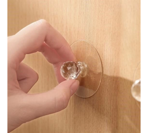 2 Adet Kristal Kendiliğinden Güçlü Yapışkanlı Kulp Askısı Tutma Kolu 2 Adet Kristal Kendiliğinden Güçlü Yapışkanlı Kulp Askısı Tutma Kolu