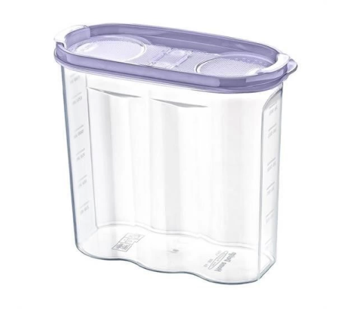 2 Kapaklı Ölçekli Erzak Kuru Gıda Saklama Kutusu Kabı - 1,7 Litre - SA935 2 Kapaklı Ölçekli Erzak Kuru Gıda Saklama Kutusu Kabı - 1,7 Litre - SA935