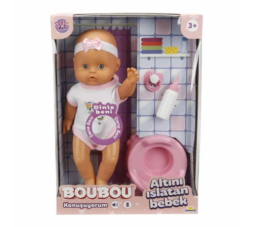 2030121 Sunman, Boubou Altını Islatan ve Konuşan Bebek Seti 30 cm 2030121 Sunman, Boubou Altını Islatan ve Konuşan Bebek Seti 30 cm