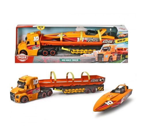 203747009 Dickie, Deniz Yarışı Kamyonu 41 cm 203747009 Dickie, Deniz Yarışı Kamyonu 41 cm