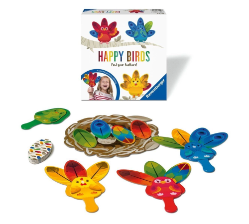 206155 Happy Birds -Ravensburger 206155 Happy Birds -Ravensburger