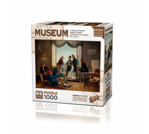 20660 A Group Of Danish Artist in Rome 1000 Parça Puzzle -KSPuzzle 20660 A Group Of Danish Artist in Rome 1000 Parça Puzzle -KSPuzzle