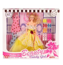 207 Ayakkabı Setli Candy Girl Bebek -Efe Toys