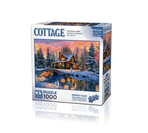 20720 Christmas Lights 1000 Parça Puzzle -KS Puzzle 20720 Christmas Lights 1000 Parça Puzzle -KS Puzzle
