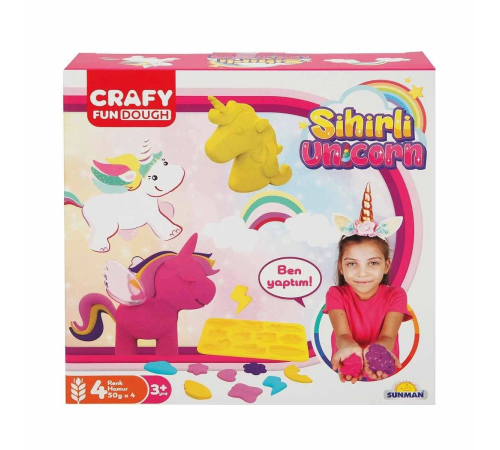 2090 Crafy Sihirli Unicorn Oyun Hamuru Seti -Sunman 2090 Crafy Sihirli Unicorn Oyun Hamuru Seti -Sunman