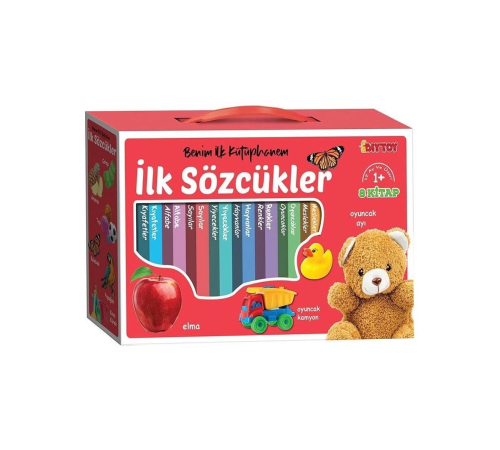 2090 Dıytoy, İlk Kütüphanem-İlk Sözcükler 8'Li Mini Kitap Seti 2090 Dıytoy, İlk Kütüphanem-İlk Sözcükler 8'Li Mini Kitap Seti
