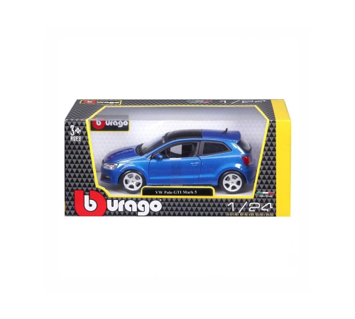 21059 Burago 1:24 Volkswagen Polo GTI Mark 5 Model Araba