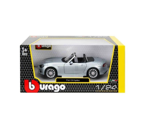 21083 Burago 1:24 Fiat 124 Spider Model Araba
