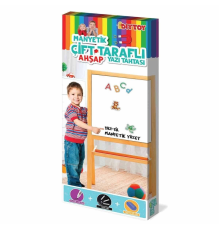 2195 AYAKLI ÇİFT TARAFLI MANYETİK AHŞAP YAZI TAHTASI