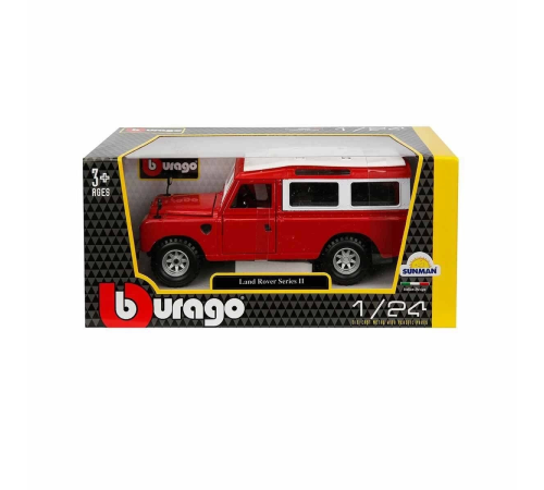 22063 Land Rover Series II Model Araba 1:24 Kırmızı -Sunman 22063 Land Rover Series II Model Araba 1:24 Kırmızı -Sunman