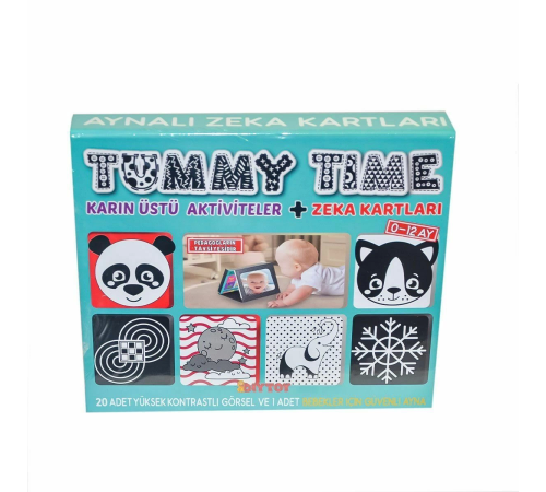 2304 Tummy Time Aynalı Zeka Kartı - Dıy Toy