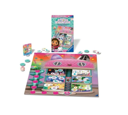 248100 Ravensburger - Gabbys Dollhouse - Seyahat Boy Kutu Oyunu