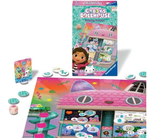 248100 Ravensburger - Gabbys Dollhouse - Seyahat Boy Kutu Oyunu