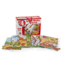2488  MEVSİMLER SÜPER RENKLİ PUZZLE 4LÜ