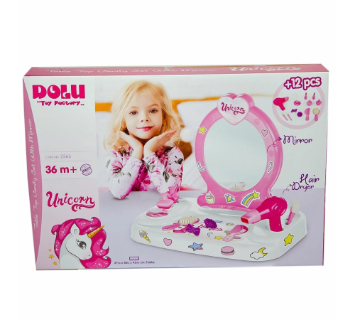 2563 Oyuncak Unicorn Masaüstü Aynalı Makyaj Seti 2563 Oyuncak Unicorn Masaüstü Aynalı Makyaj Seti
