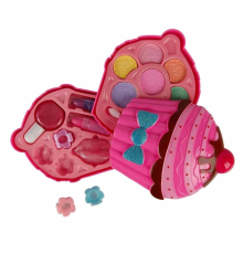 2597 Cupcake Şekilli 2 Katlı Makyaj Güzellik Seti