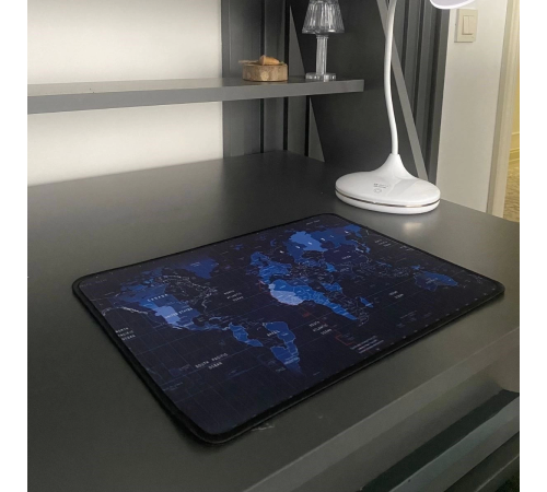25x32 cm Küçük Boy Mouse Pad Dünya Haritası 25x32 cm Küçük Boy Mouse Pad Dünya Haritası