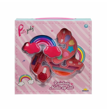 2601 SUN-RST-PRP-Güzellik Set Makyaj Gökkuşağı Şekilli 3 Katmanlı