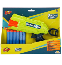 2712 Zapp 6 Mermili Sünger Dart Atan Silah -Sunman
